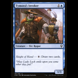 MTG Tymora's Invoker Commander Legends: Battle for Baldur's Gate clb#101