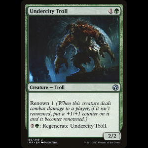 MTG Undercity Troll Iconic Masters ima#188
