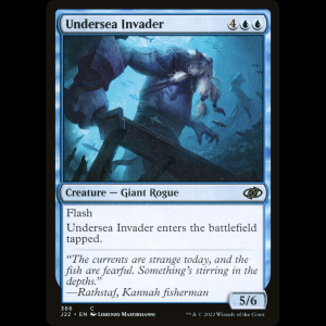 MTG Undersea Invader Jumpstart 2022 j22#366