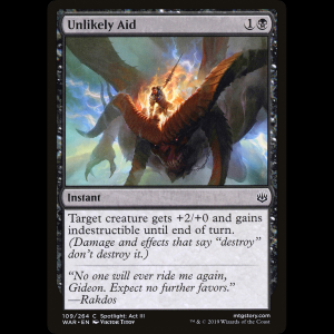 MTG 予期せぬ助力 (Unlikely Aid) War of the Spark war#109