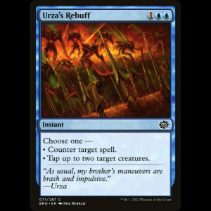 MTG Urza's Rebuff The Brothers' War bro#71