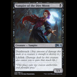 MTG Vampira de la Luna Funesta (Vampire of the Dire Moon) Core Set 2020 m20#120