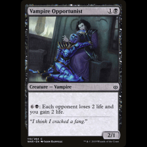 MTG 日和見吸血鬼 (Vampire Opportunist) War of the Spark war#110