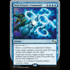 MTG Very Cryptic Command Unstable ust#49c