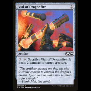 MTG Frasco de fuegodragón (Vial of Dragonfire) Core Set 2020 m20#241