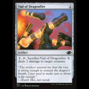 MTG Vial of Dragonfire Jumpstart 2022 j22#805