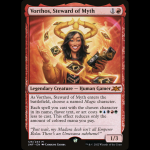 MTG Vorthos, Steward of Myth Unfinity unf#126