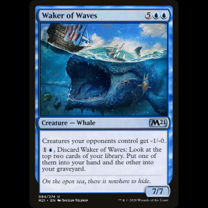 MTG Despiertaolas (Waker of Waves) Core Set 2021 m21#84