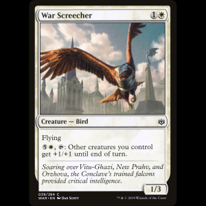 MTG 戦地の金切り声上げ (War Screecher) War of the Spark war#39