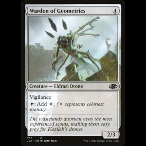 MTG Warden of Geometries Jumpstart 2022 j22#750