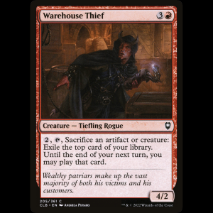 MTG Warehouse Thief Commander Legends: Battle for Baldur's Gate clb#205
