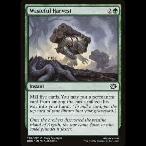 MTG Wasteful Harvest The Brothers' War bro#196