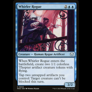 MTG Whirler Rogue March of the Machine Commander moc#244