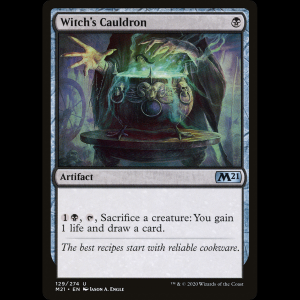 MTG Caldero de la bruja (Witch's Cauldron) Core Set 2021 m21#129