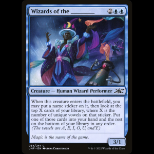 MTG Wizards of the _____ Unfinity unf#64