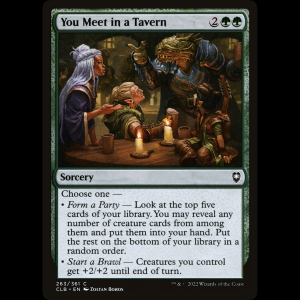MTG You Meet in a Tavern Commander Legends: Battle for Baldur's Gate clb#263