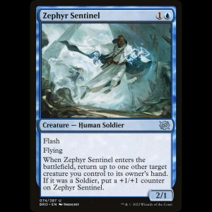 MTG Centinela del céfiro (Zephyr Sentinel) The Brothers' War bro#74