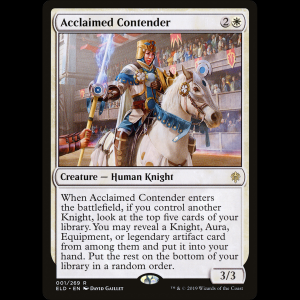 MTG Acclaimed Contender Throne of Eldraine eld#1