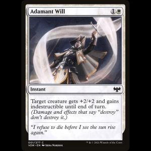 MTG Voluntad inflexible (Adamant Will) Innistrad: Crimson Vow vow#1