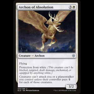 MTG Arconte de la absolución (Archon of Absolution) Throne of Eldraine eld#3