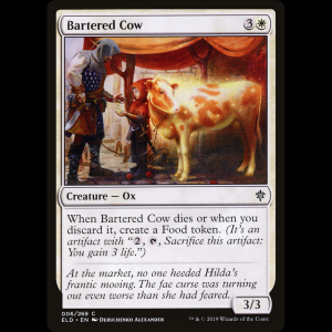 MTG Vaca vendida (Bartered Cow) Throne of Eldraine eld#6