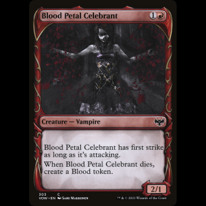 MTG Blood Petal Celebrant Innistrad: Crimson Vow vow#303