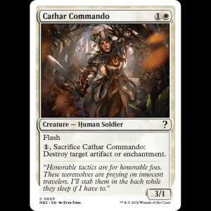 MTG Cathar Commando Mystery Booster 2 mb2#5