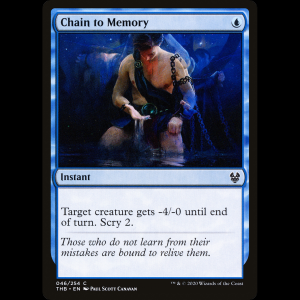 MTG Encadenarse al recuerdo (Chain to Memory) Theros Beyond Death thb#46