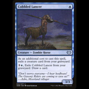 MTG Lancero improvisado (Cobbled Lancer) Innistrad: Crimson Vow vow#52