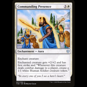 MTG Presencia de liderazgo (Commanding Presence) Theros Beyond Death thb#7