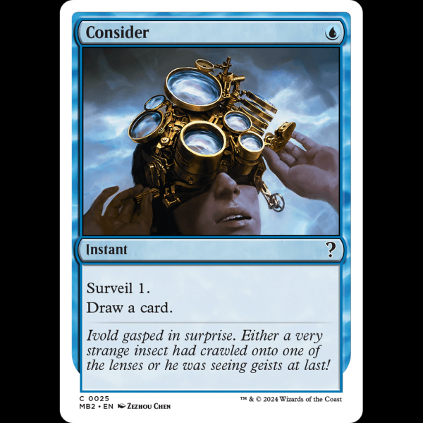 MTG Consider Mystery Booster 2 mb2#25 - Madtoyz MTG Consider Mystery Booster 2 mb2#25 - Madtoyz