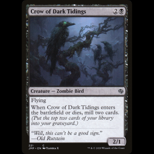 MTG Crow of Dark Tidings Jumpstart jmp#221