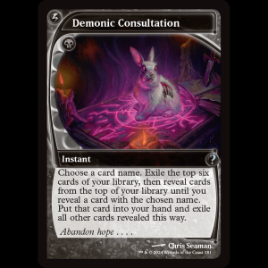 MTG Demonic Consultation Mystery Booster 2 mb2#181