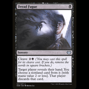 MTG Dread Fugue Innistrad: Crimson Vow vow#107