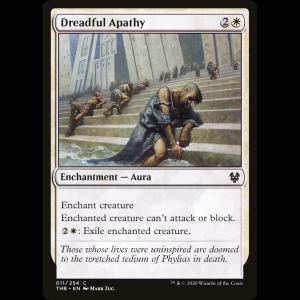 MTG Apatía terrorífica (Dreadful Apathy) Theros Beyond Death thb#11