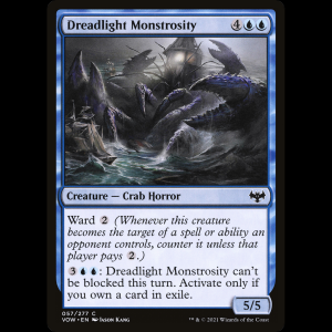 MTG Dreadlight Monstrosity Innistrad: Crimson Vow vow#57