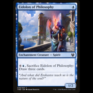 MTG Eidolón de la filosofía (Eidolon of Philosophy) Theros Beyond Death thb#48