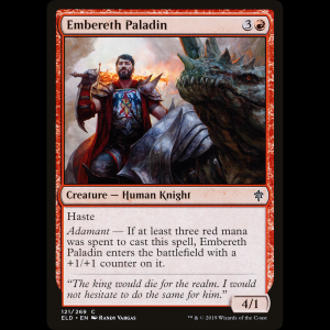 MTG Paladín de Monteascua (Embereth Paladin) Throne of Eldraine eld#121