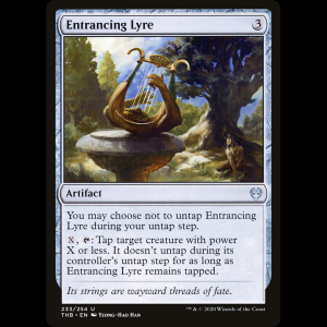MTG Entrancing Lyre Theros Beyond Death thb#233