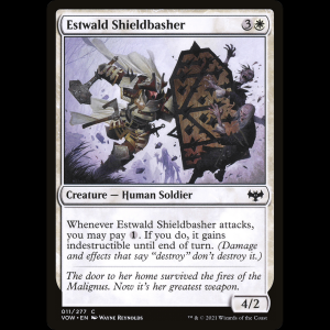 MTG Embatescudo de Estwald (Estwald Shieldbasher) Innistrad: Crimson Vow vow#11