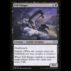 MTG Aguijonero letal (Fell Stinger) Innistrad: Crimson Vow vow#112