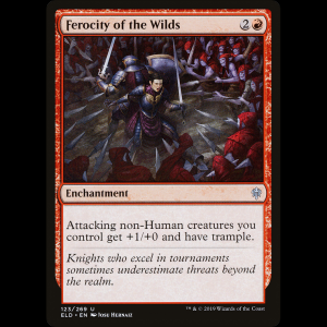 MTG Ferocity of the Wilds Throne of Eldraine eld#123