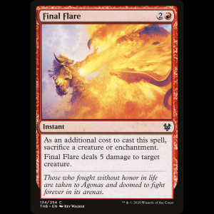 MTG Erupción final (Final Flare) Theros Beyond Death thb#134