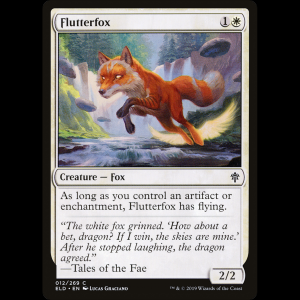 MTG Zorro aleteante (Flutterfox) Throne of Eldraine eld#12