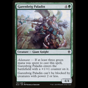 MTG Paladín del Coto de Garen (Garenbrig Paladin) Throne of Eldraine eld#157