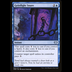 MTG Trampa luzgeist (Geistlight Snare) Innistrad: Crimson Vow vow#60
