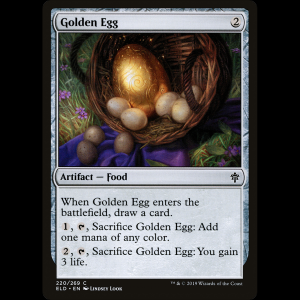 MTG Huevo dorado (Golden Egg) Throne of Eldraine eld#220