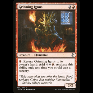 MTG Grinning Ignus Time Spiral Remastered tsr#168