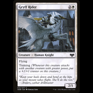 MTG Jinete de gryffs (Gryff Rider) Innistrad: Crimson Vow vow#15