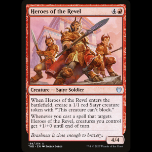 MTG Héroes del deleite (Heroes of the Revel) Theros Beyond Death thb#138